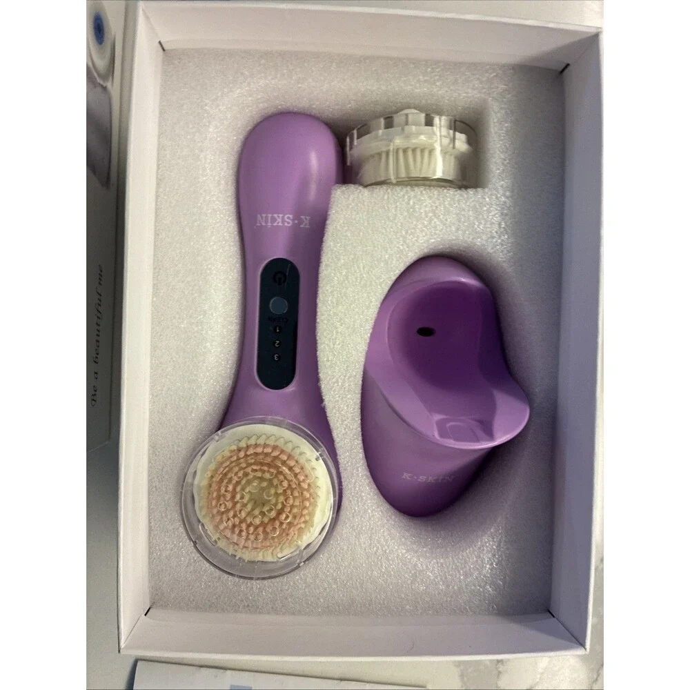 NEW Open Box K-Skin Ultrasonic Facial Brush Cleansing Brush